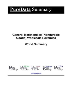 cover image of General Merchandise (Nondurable Goods) Wholesale Revenues World Summary